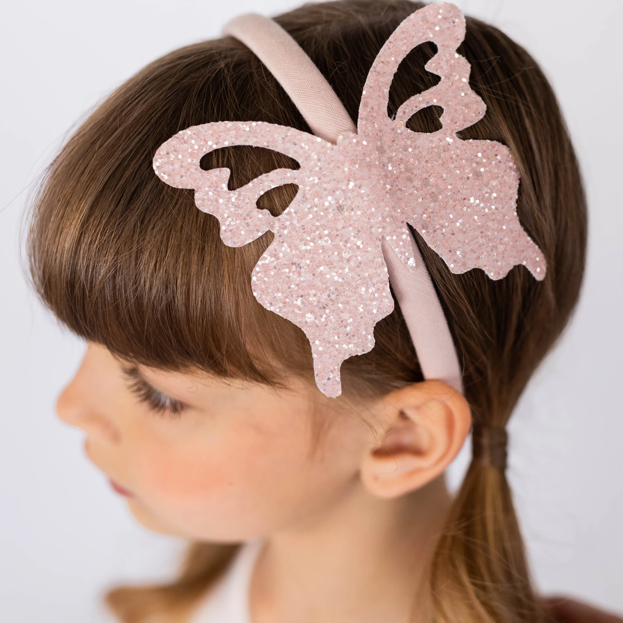 CERCHIETTO CON FARFALLA GLITTER - immagine 2