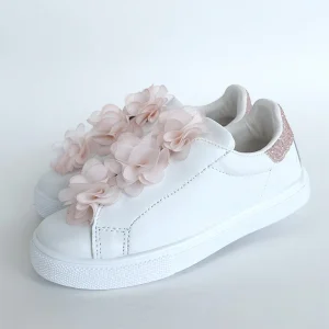 SNEAKERS CON FIORELLINI ROSA
