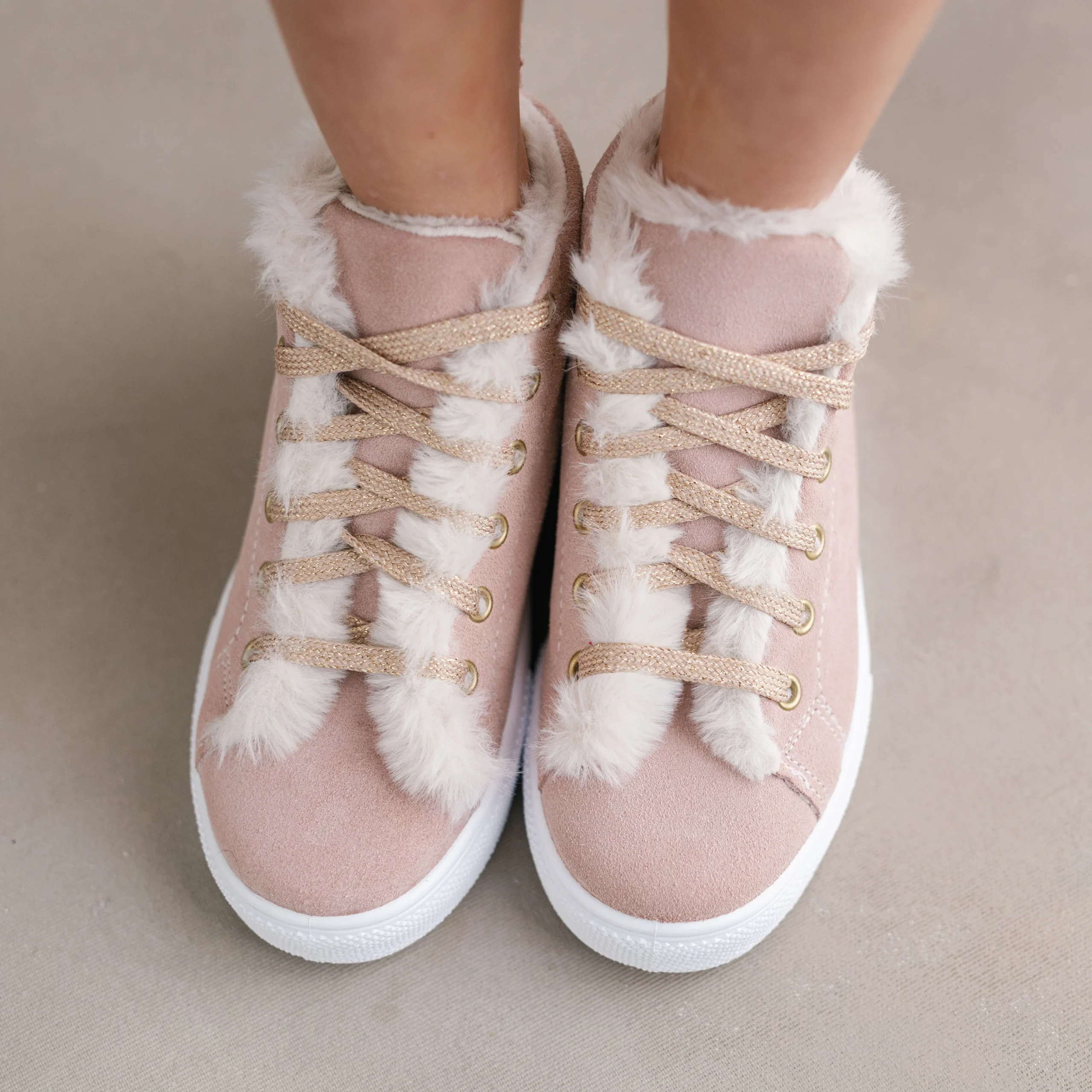 SNEAKERS ALTE INTERNO IN ECOPELLICCIA - immagine 3