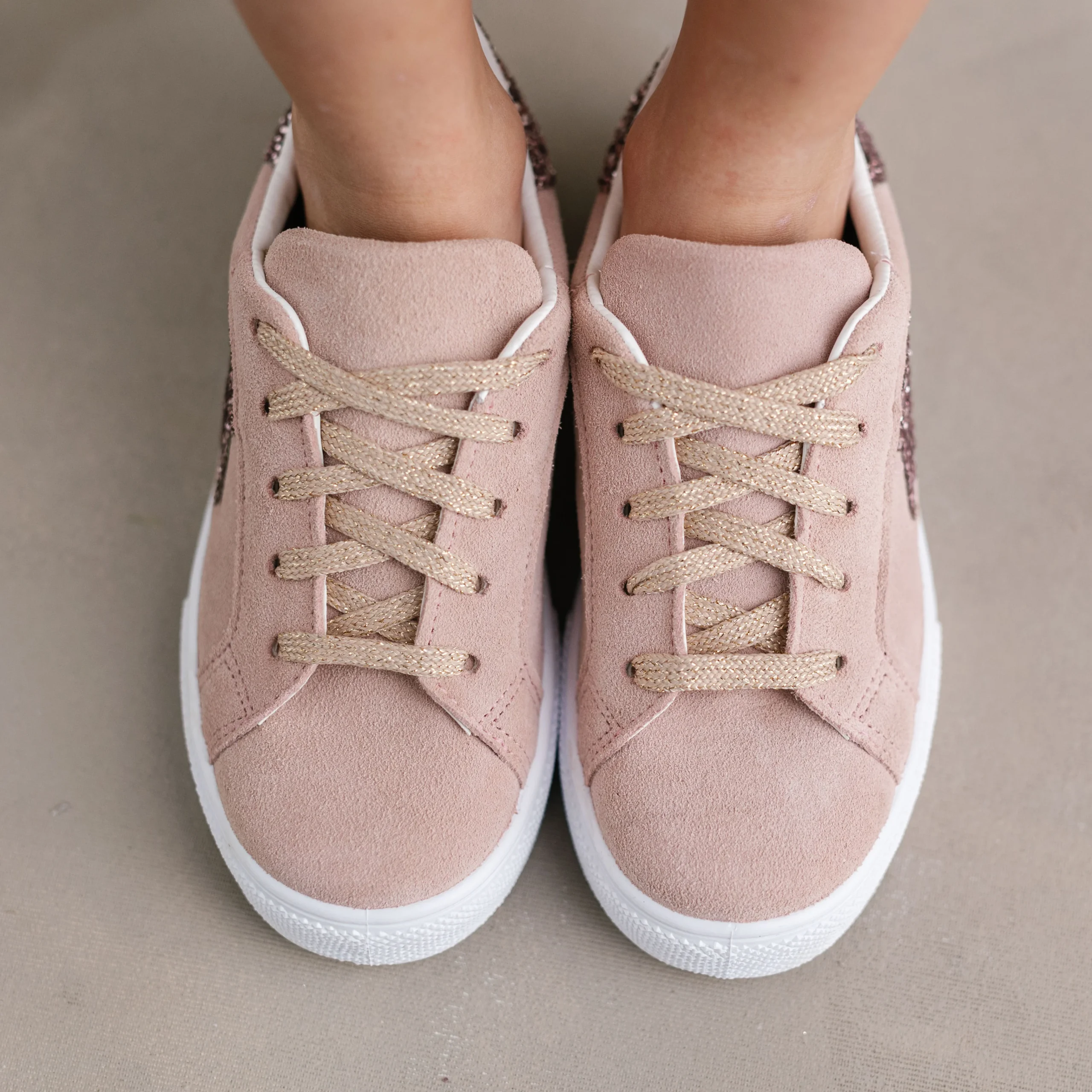 SNEAKERS CON STELLA GLITTER - immagine 3