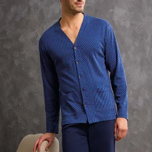Pigiama Aperto in CALDO COTONE uomo GRANCHIO – GP2092/A