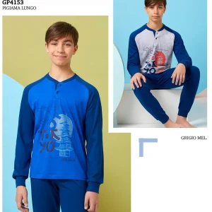 Pigiama in COTONE ragazzo IL GRANCHIO – GP4153