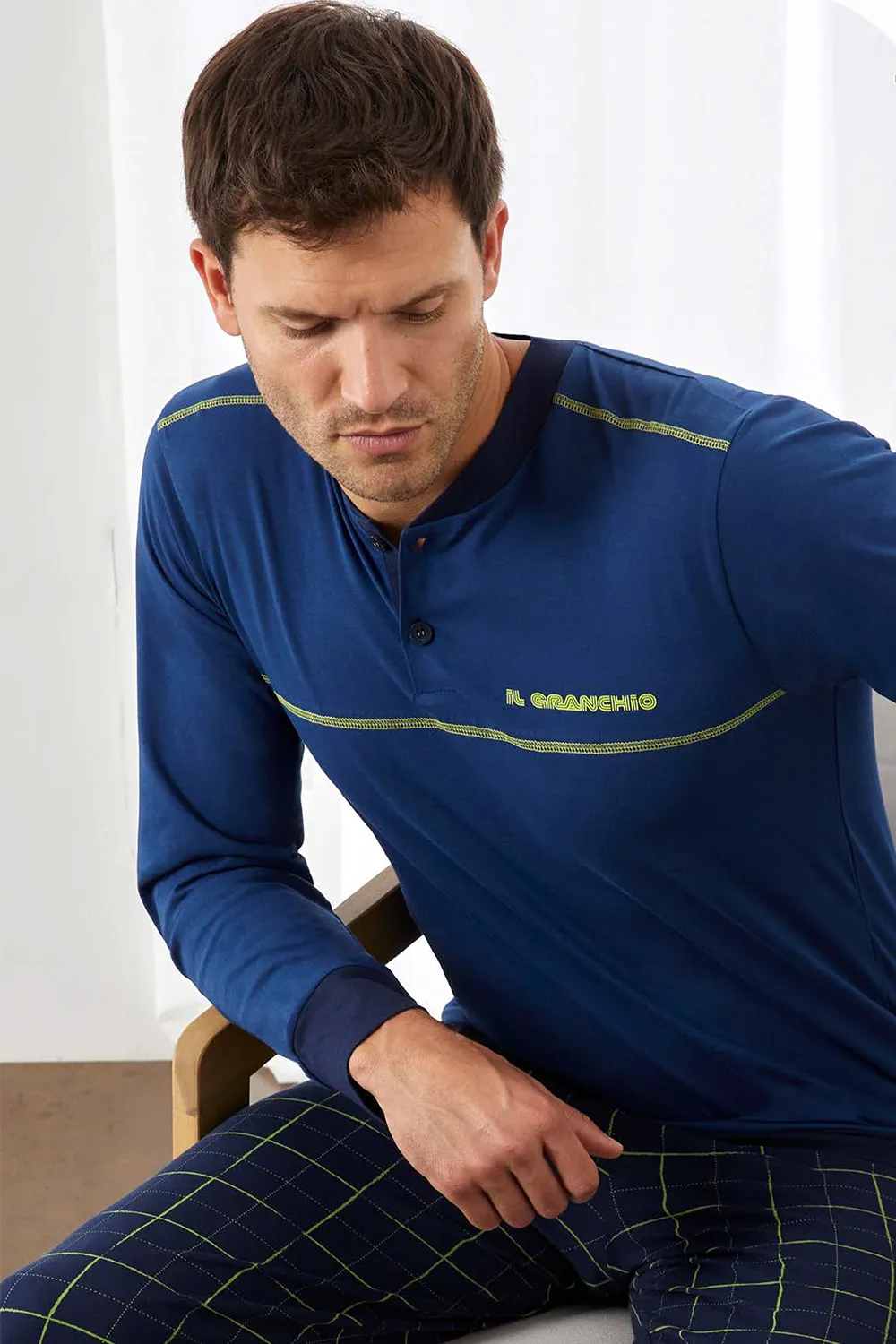 Pigiama in COTONE uomo IL GRANCHIO – GP1141 - immagine 3