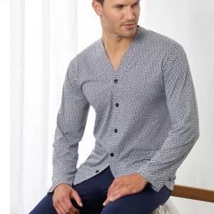 Pigiama aperto in COTONE uomo IL GRANCHIO – GP1148A