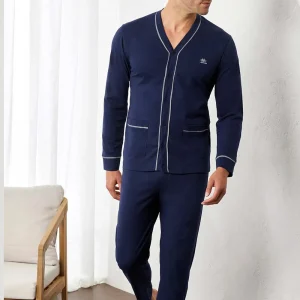 Pigiama aperto in COTONE uomo IL GRANCHIO – GP1150A