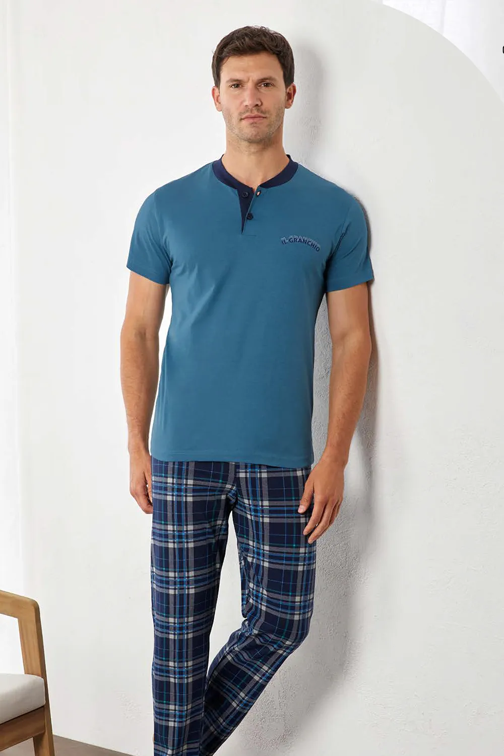 Pigiama in COTONE uomo IL GRANCHIO – GP1152 - immagine 2