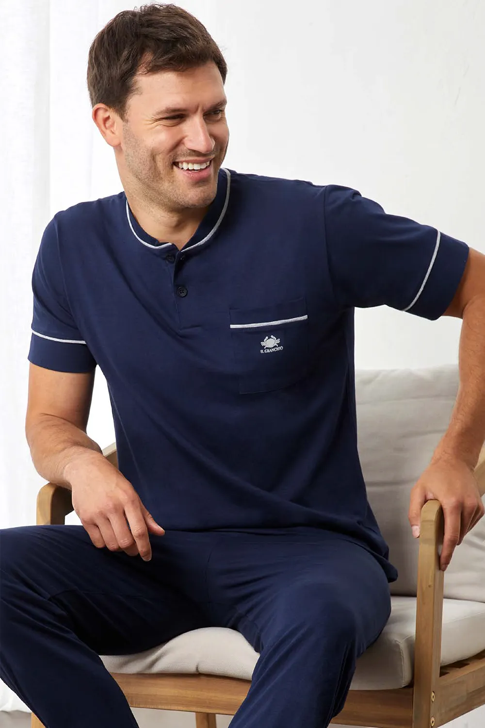 Pigiama in COTONE uomo IL GRANCHIO – GP1153