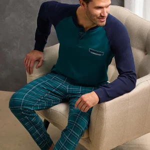 Pigiama in CALDO COTONE uomo GRANCHIO – GP2088