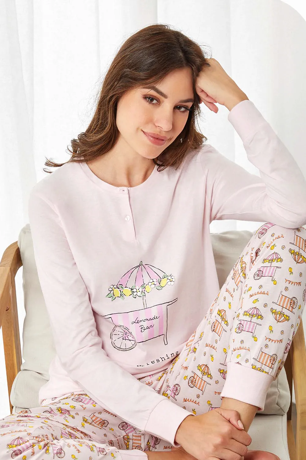 Pigiama in COTONE donna IL GRANCHIO – GP5116