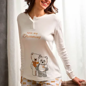 Pigiama in CALDO COTONE donna GRANCHIO – Gp6097