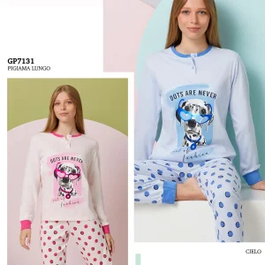 Pigiama in COTONE ragazza IL GRANCHIO – GP7131