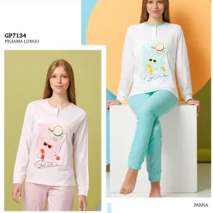 Pigiama in COTONE ragazza IL GRANCHIO – GP7134
