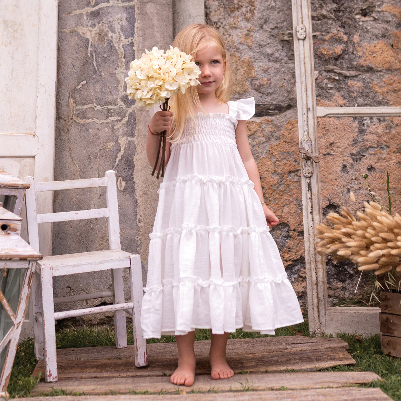 ABITO A BALZE CON MANICA VOLANT - immagine 3