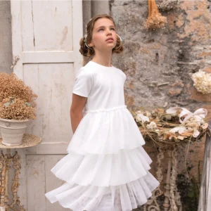 ABITO CON BALZE IN TULLE