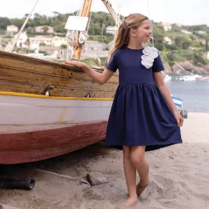 ABITO IN FELPA CON FIORI