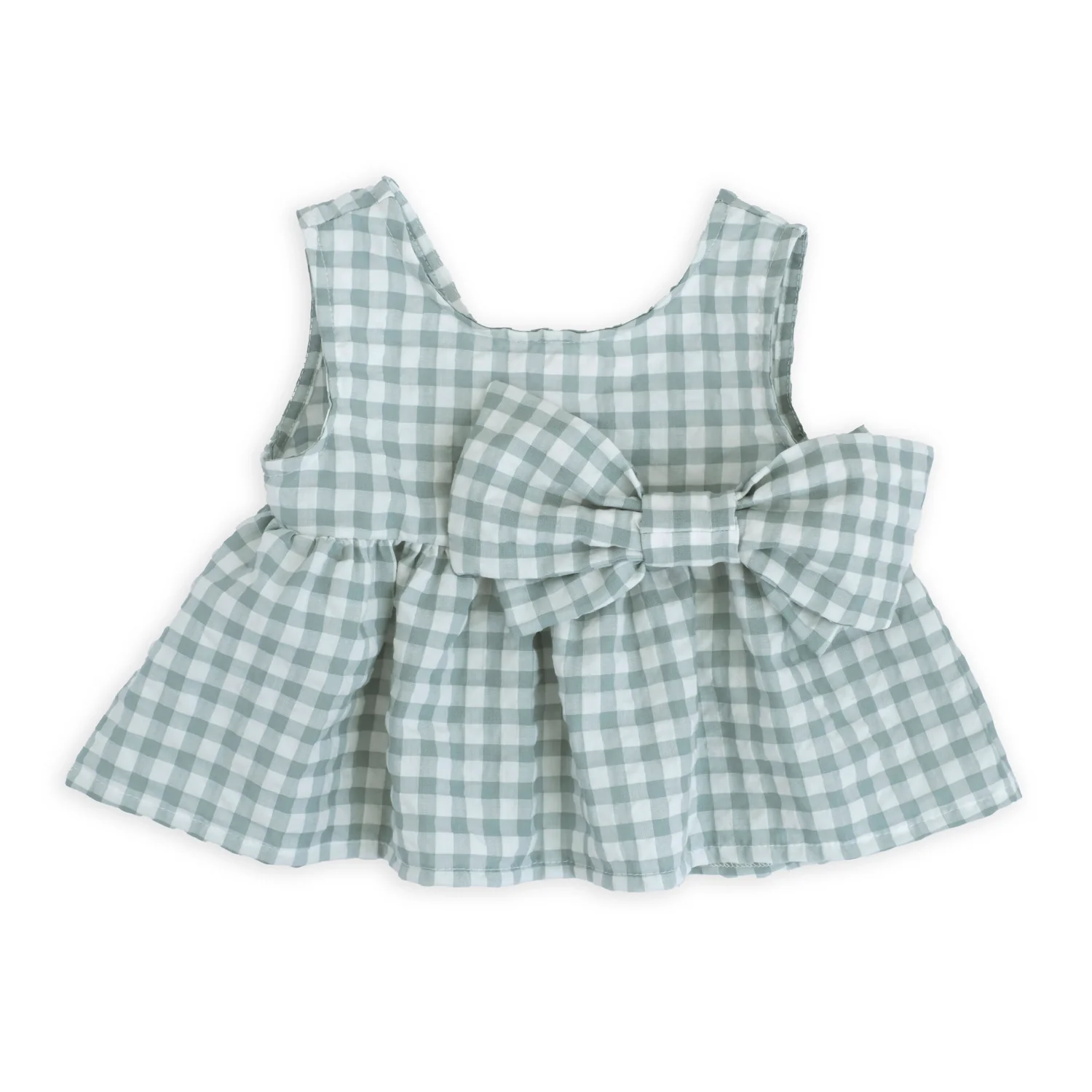 TOP VICHY CON FIOCCO - immagine 3