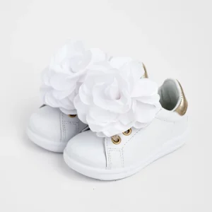 SNEAKERS BABY CON FIORE