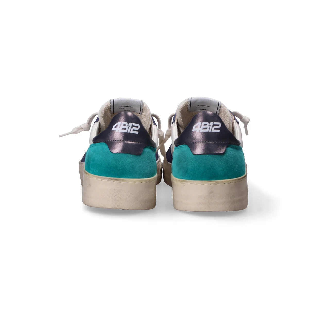 4B12 sneaker Hyper pelle blu turchese - immagine 7