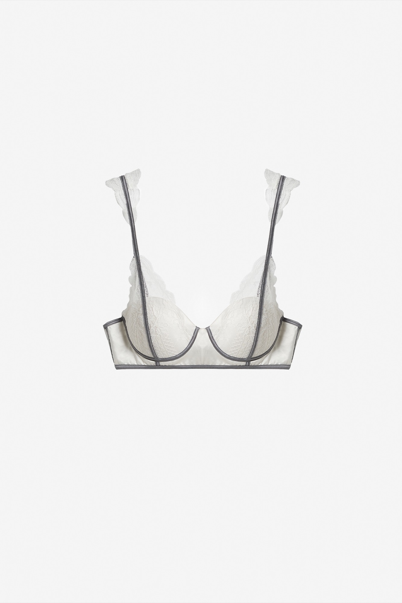 Anita – Reggiseno con pizzo e bordatura colorata - immagine 4