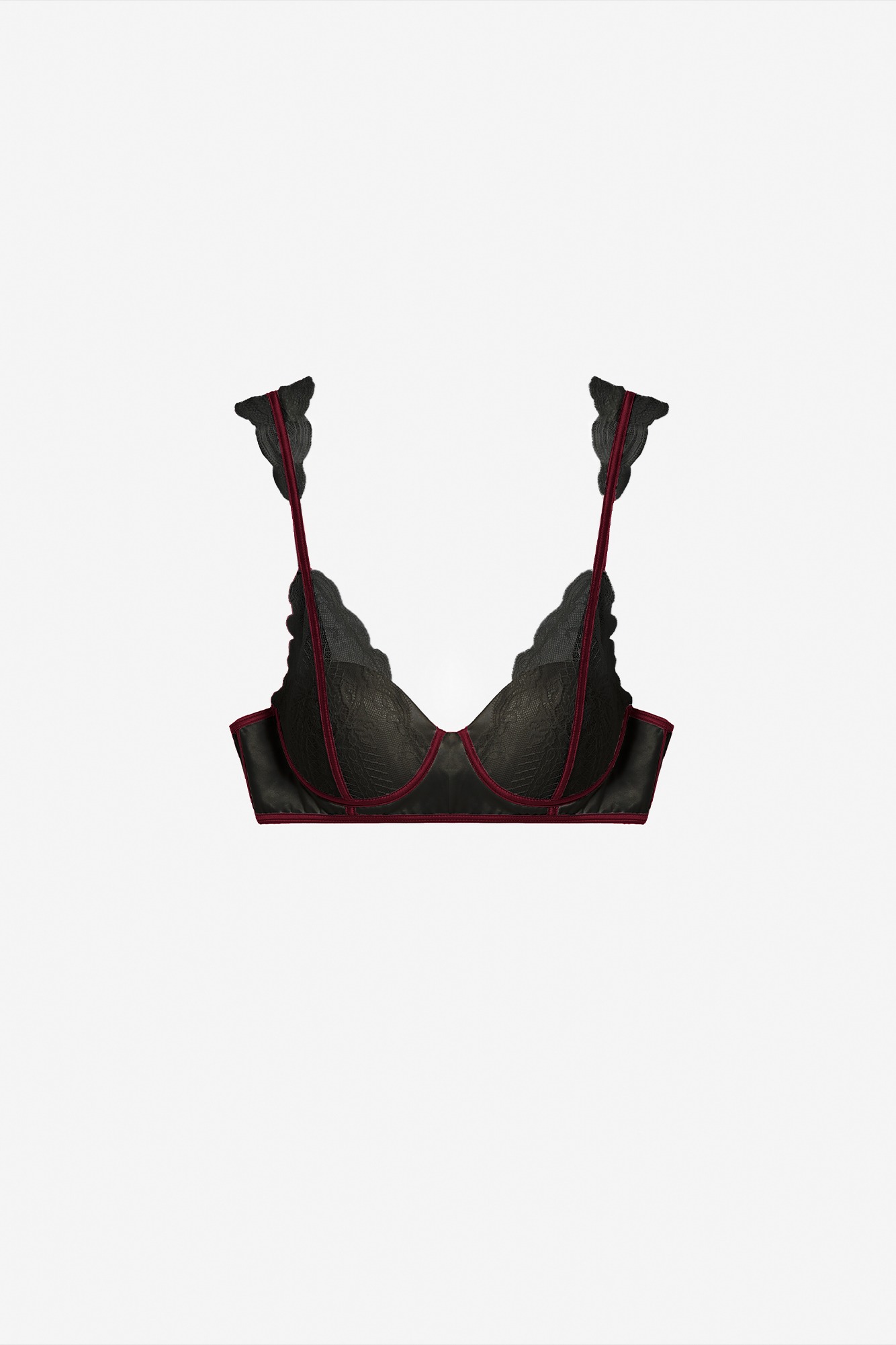 Anita – Reggiseno con pizzo e bordatura colorata - immagine 8