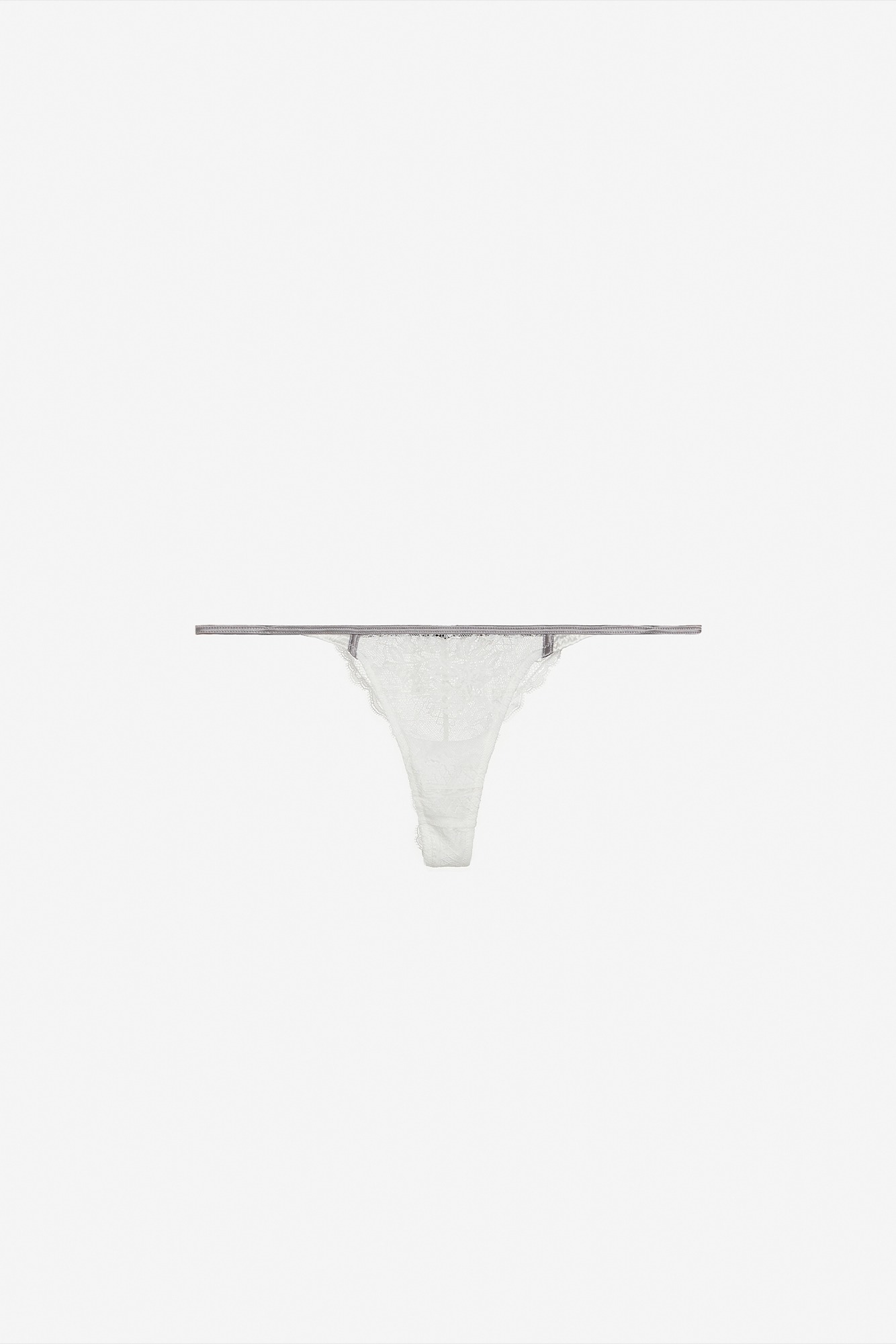 Alessia – Perizoma in pizzo con finiture in raso - immagine 4