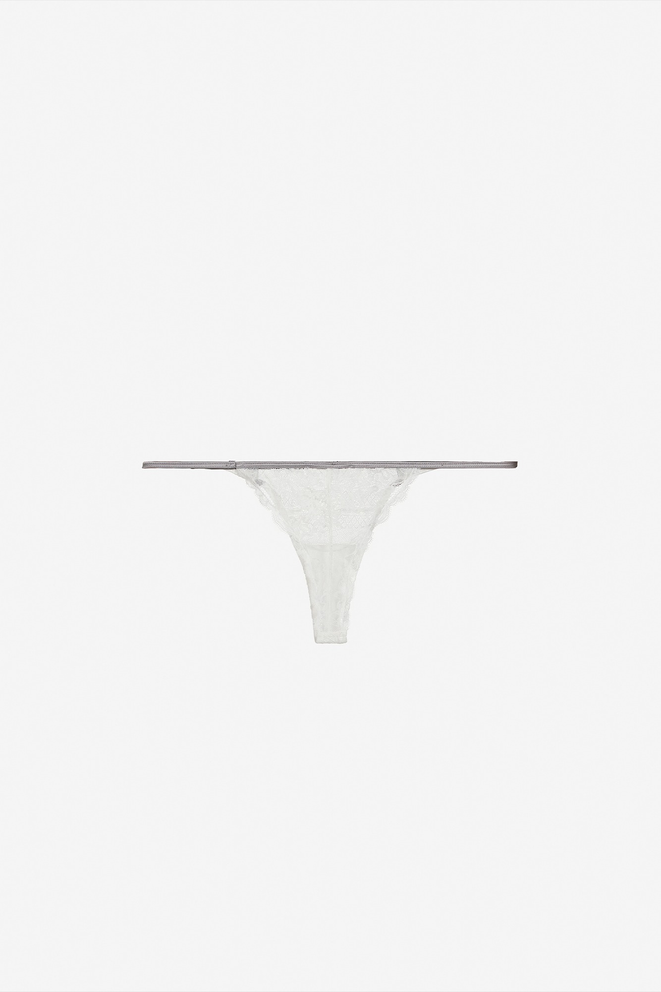 Alessia – Perizoma in pizzo con finiture in raso - immagine 5