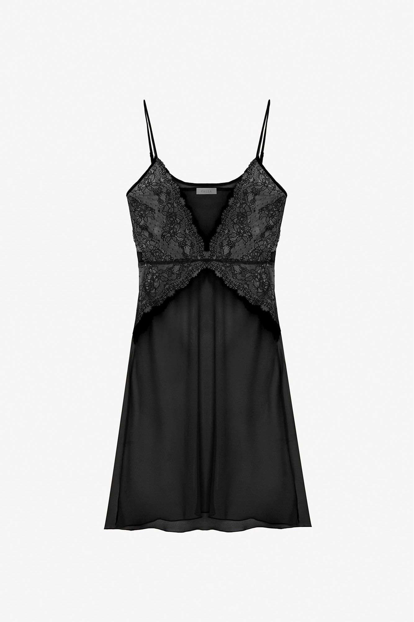 Luna – Sottoveste trasparente con dettagli in pizzo - immagine 9