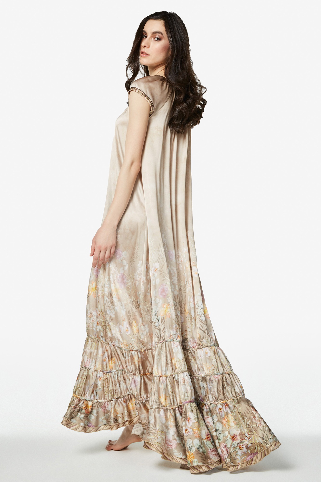 Lara – Abito lungo in seta - immagine 2