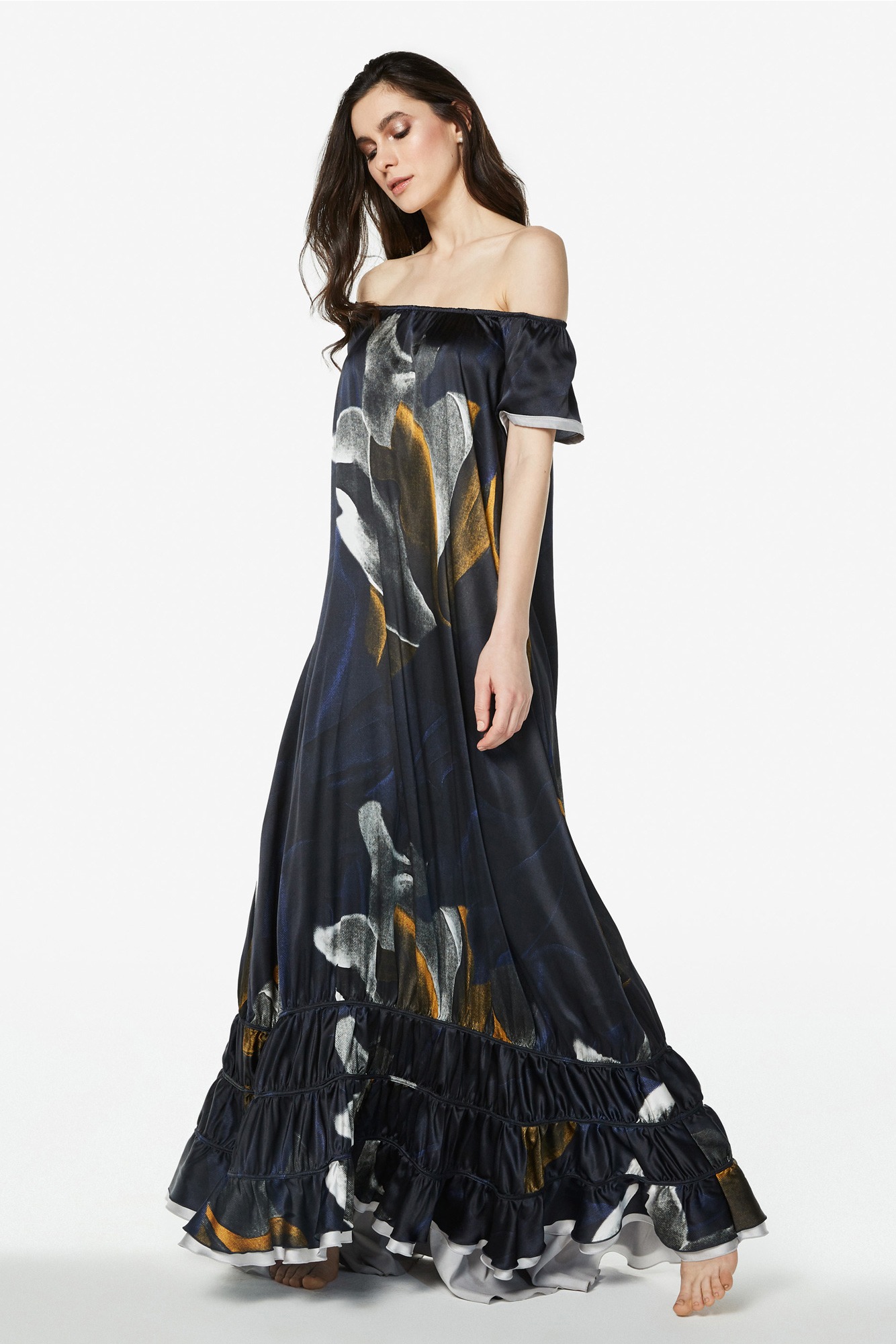 Lara – Abito lungo in seta - immagine 6