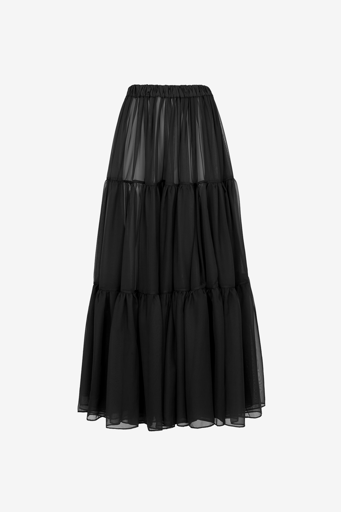 Piper – Gonna lunga in voile - immagine 3