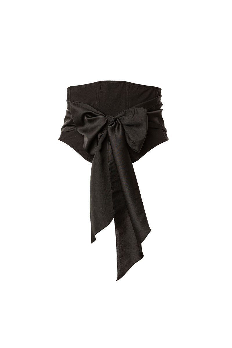 Noemi-Stringivita in lycra con fiocco - immagine 7