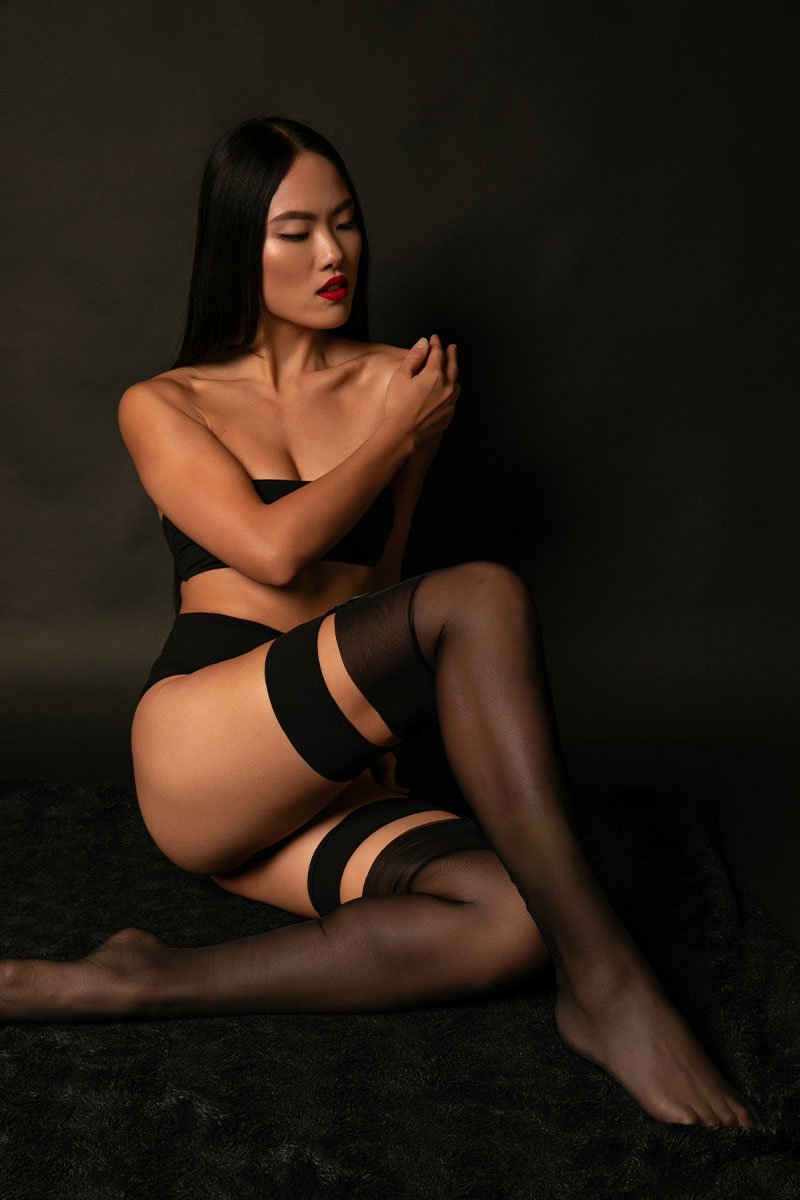 Desirè-Giarrettiera in lycra