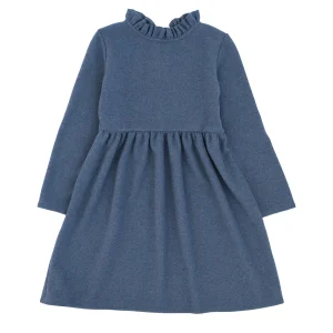 ABITO CON COLLETTO CON ROUCHES