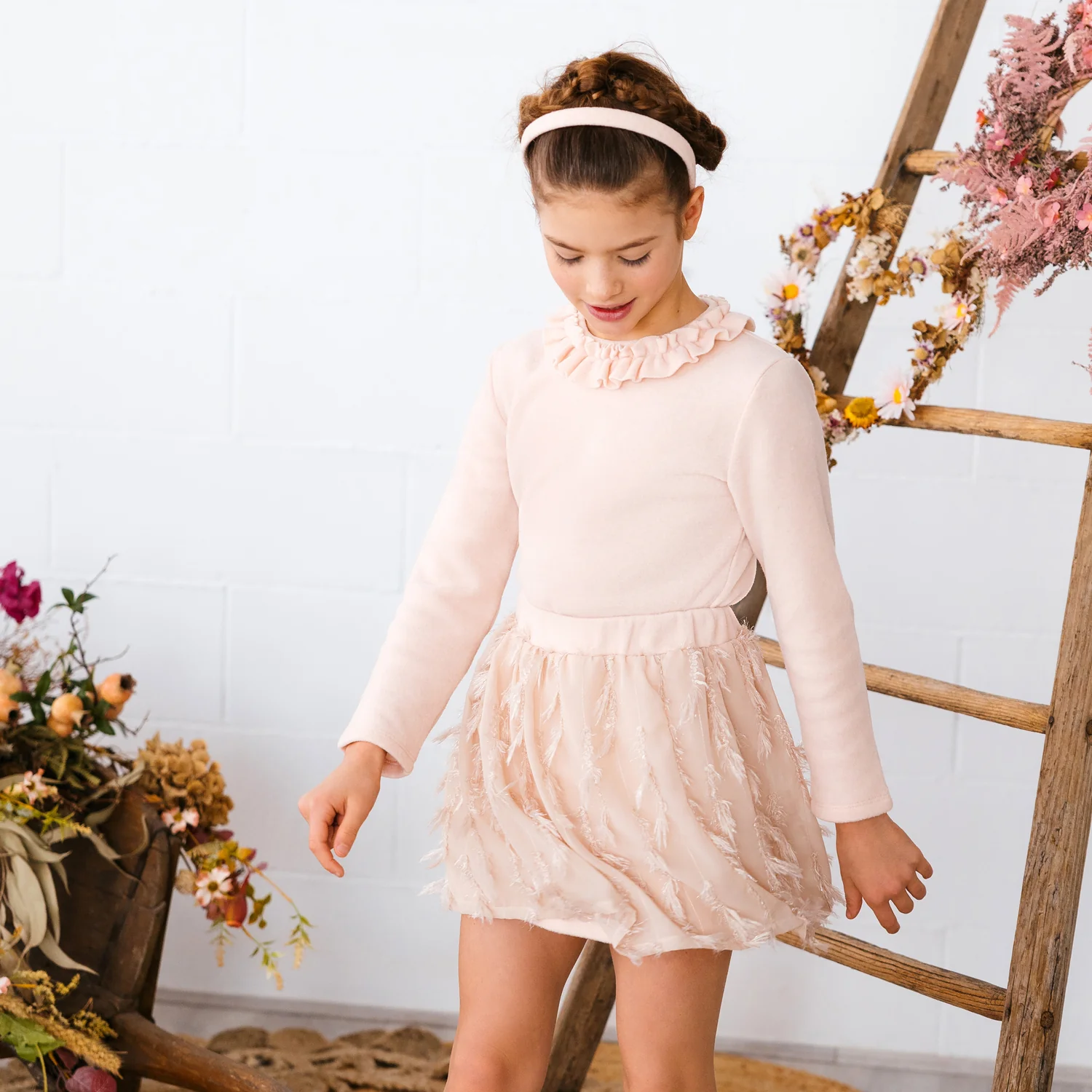 MAGLIA IN PUNTO MILANO CON ROUCHES - immagine 2