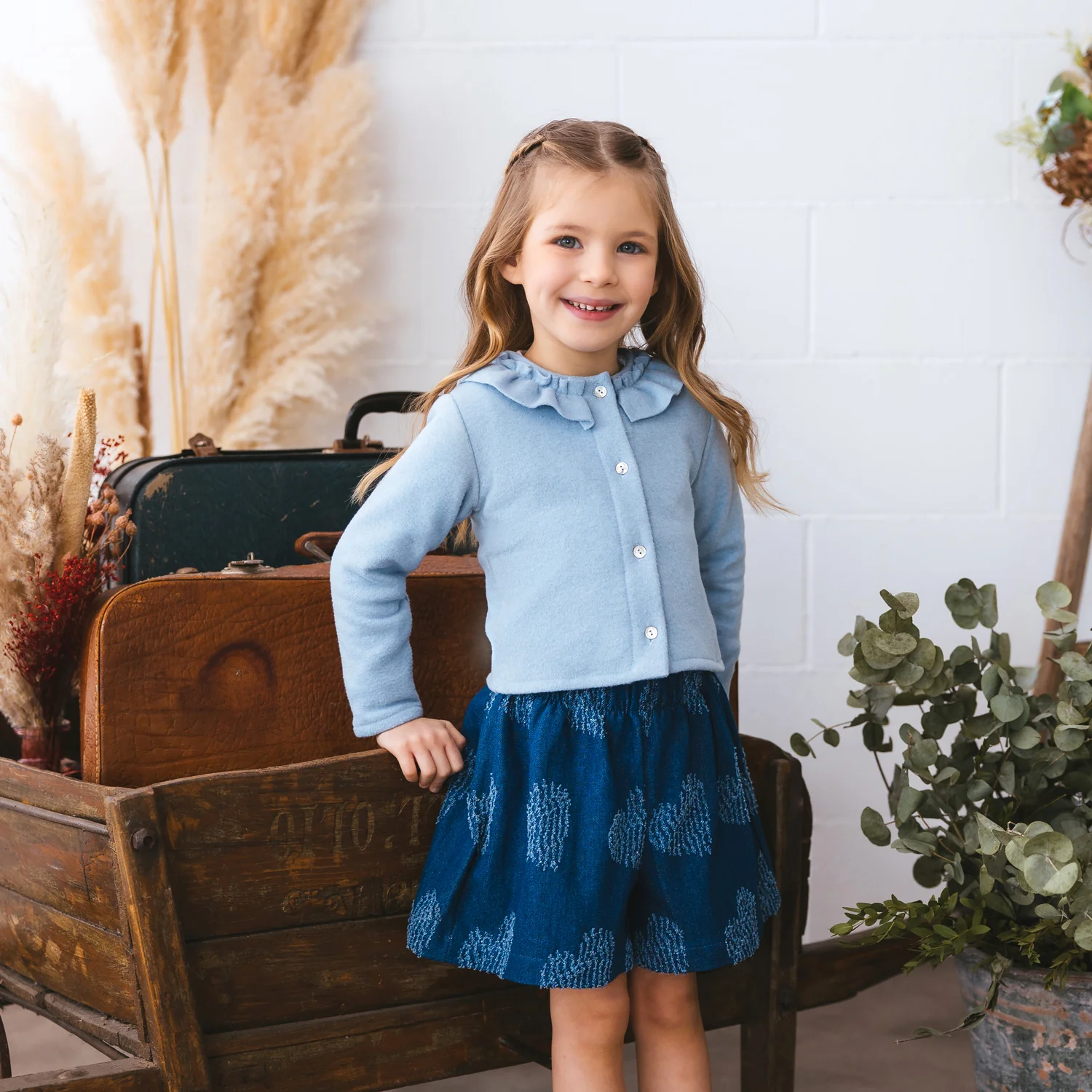 CARDIGAN PUNTO MILANO CON ROUCHES - immagine 2