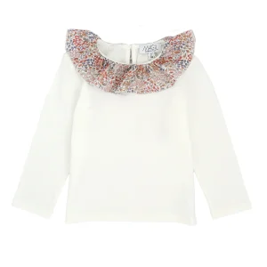 T-SHIRT VOLANT FIORELLINO