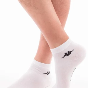 Calza corta sportiva unisex in cotone elasticizzato Kappa – K004 3PA