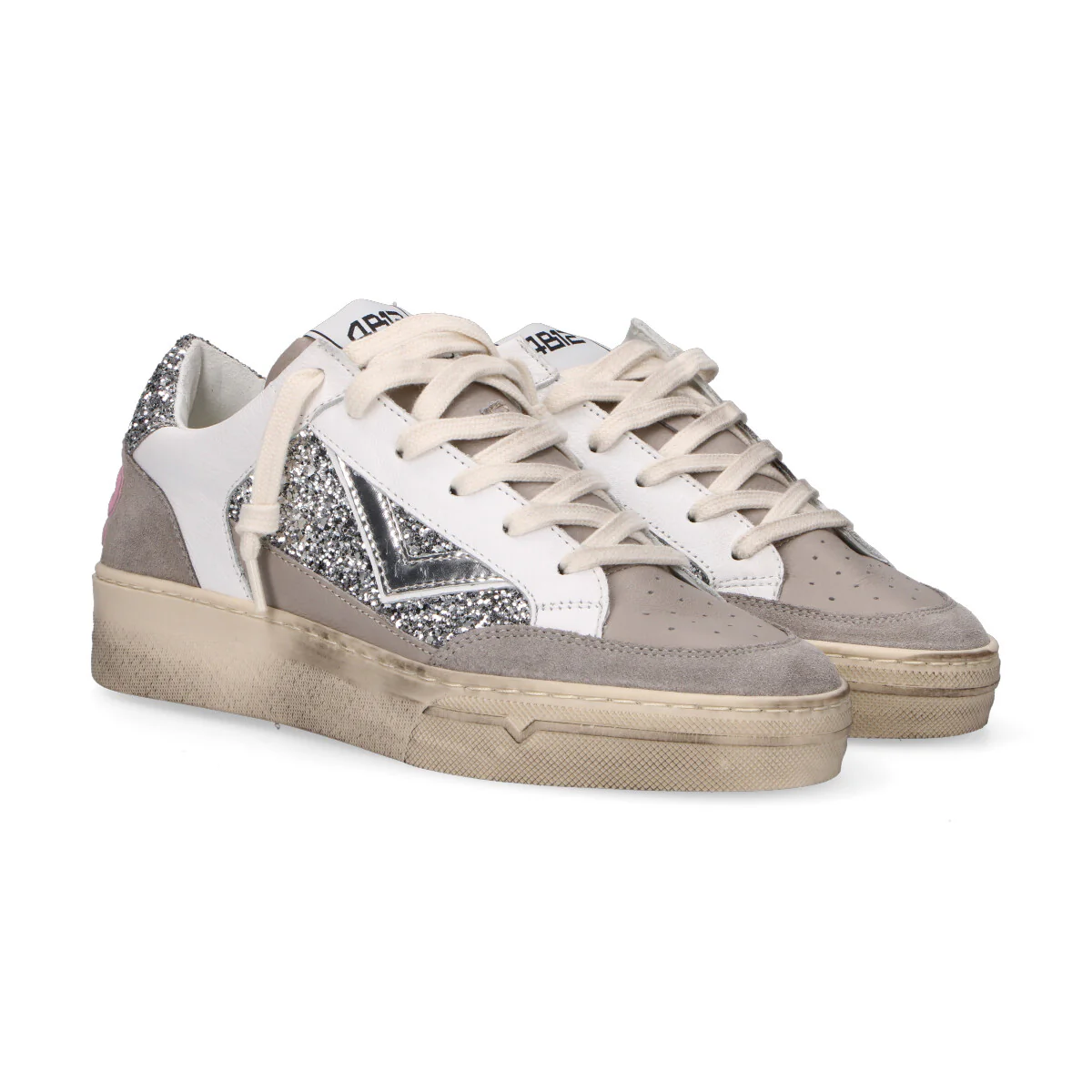 4B12 sneaker Kyle glitter grigia - immagine 6