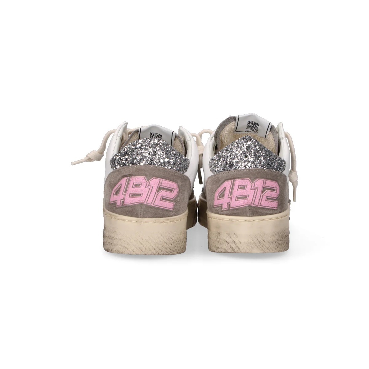 4B12 sneaker Kyle glitter grigia - immagine 7