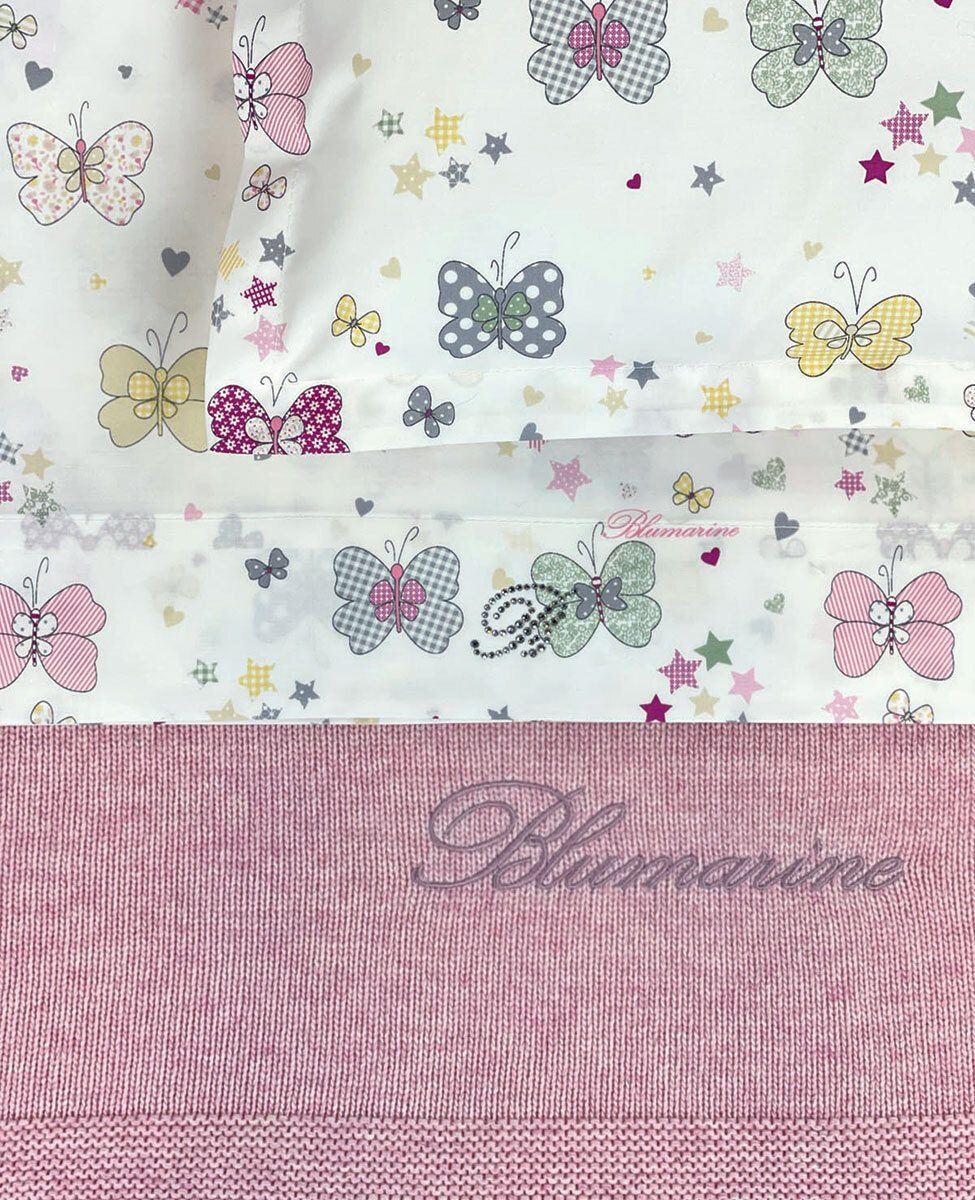FARFALLE LENZUOLO CULLA BLUMARINE BABY