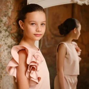 TOP CON ROUCHES E FIORE