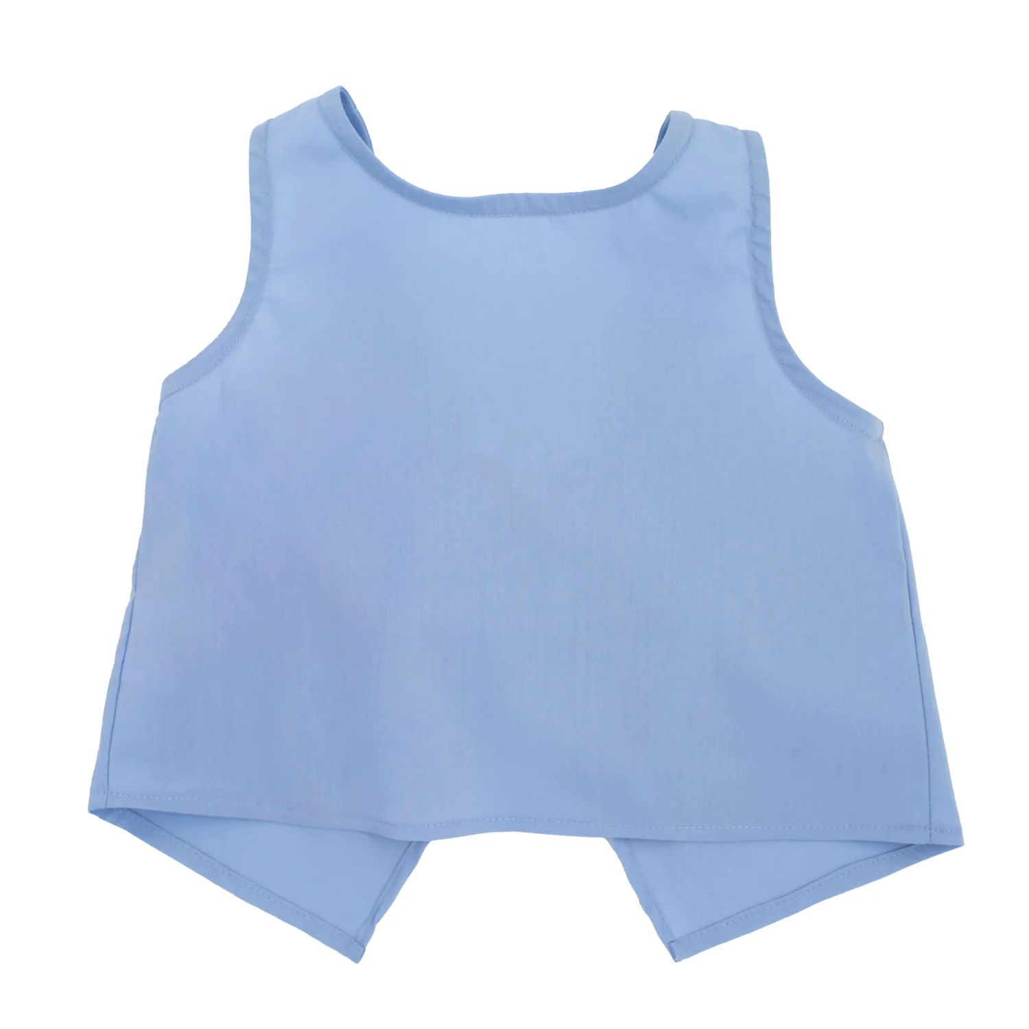 TOP POPELINE CON FIOCCO - immagine 2