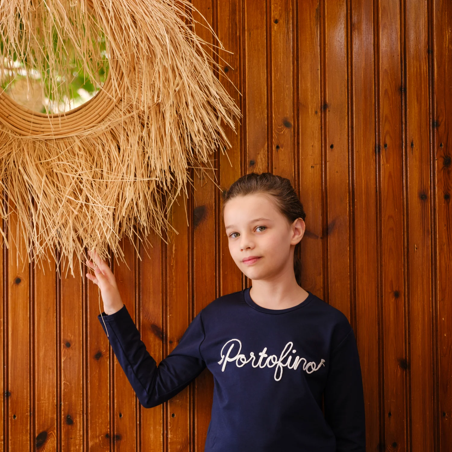 FELPINA CON RICAMO PORTOFINO