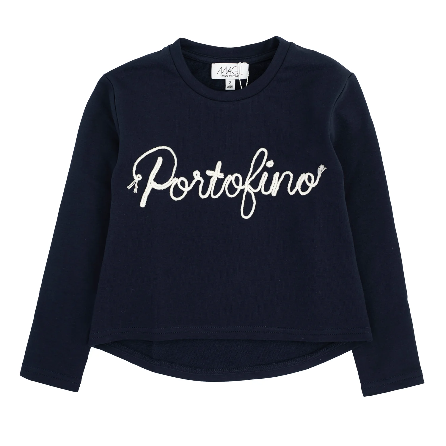 FELPINA CON RICAMO PORTOFINO - immagine 3