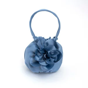 BORSINA IN RASO CON FIORE