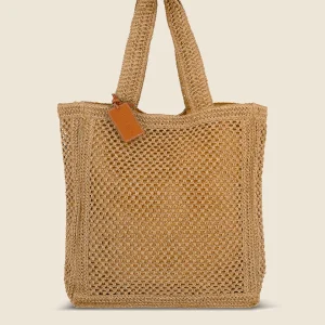 BORSA MARE ME FUI IN RAFIA NEL COLORE PAGLIA