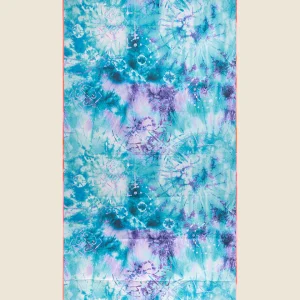 TELO MARE ME FUI IN MICROFIBRA CON DOPPIA FANTASIA ARANCIO ED AZZURRA