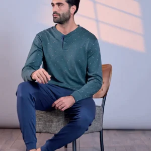 Pigiama in CALDO COTONE uomo ORONERO- OU495