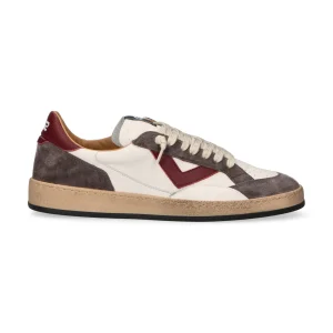 4B12 sneaker Playnew bordeaux marrone