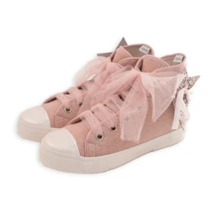 SNEAKER FELPA LUREX CON STELLA GLITTER